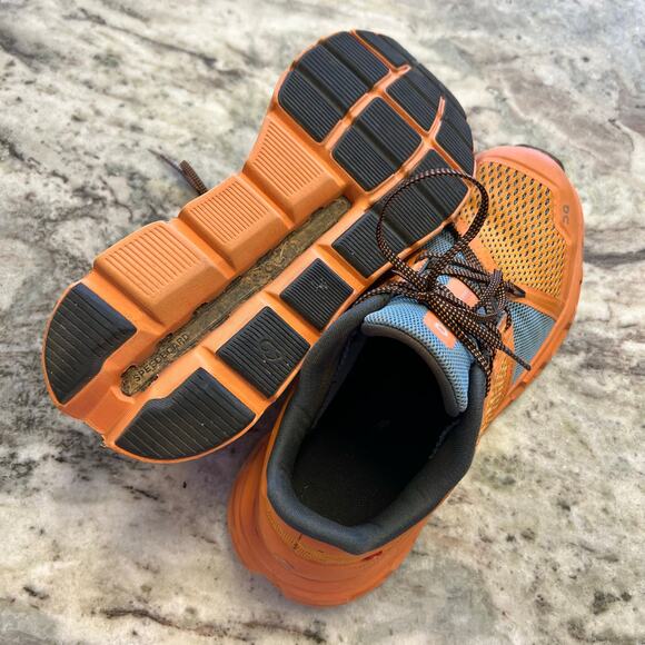 On Running Cloudstratus Orange Sneakers Men's Size 8 - Picture 6 of 6